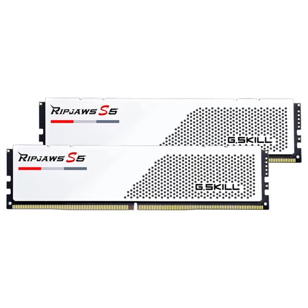 E-shop G.SKILL 32 GB Pamäťová sada DDR5 5600 CL30 Ripjaws S5, biela F5-5600J3036D16GX2-RS5W
