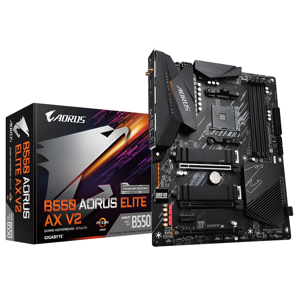 Gigabyte AORUS B550 ELITE AX V2, AMD B550, AM4, 4xDDR4, ATX B550 AORUS ELITE AX V2
