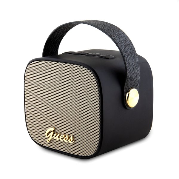 E-shop Guess Mini Bluetooth Speaker PU 4G Strap, čierny 57983116762