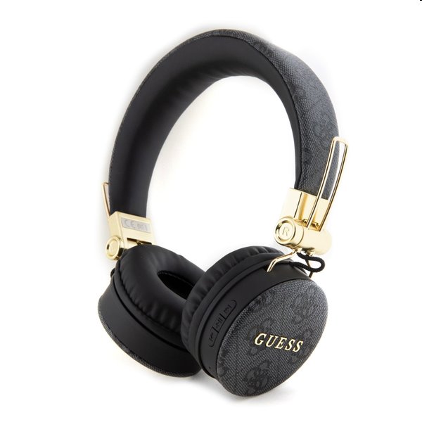 E-shop Guess PU 4G Metal Logo Bluetooth Stereo Headphone, čierne 57983116766