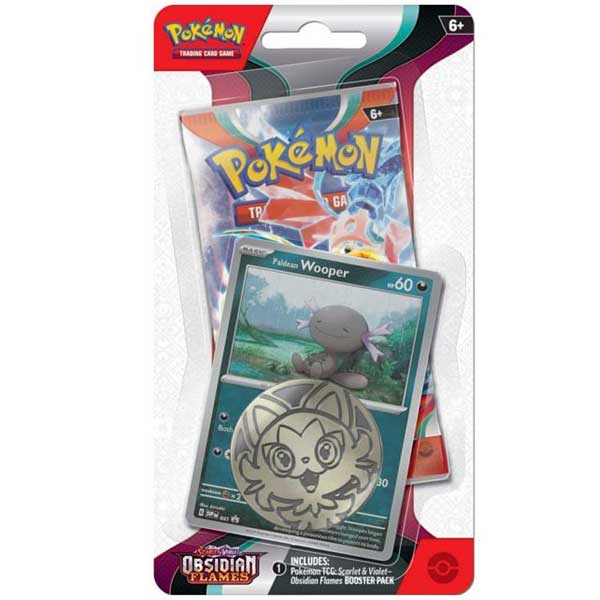 E-shop Kartová hra Pokémon TCG: Obsidian Flames Checklane Blister Wooper (Pokémon)