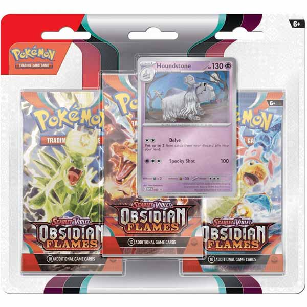 E-shop Kartová hra Pokémon TCG: Scarlet & Violet Obsidian Flames 3 Blister Houndstone (Pokémon)