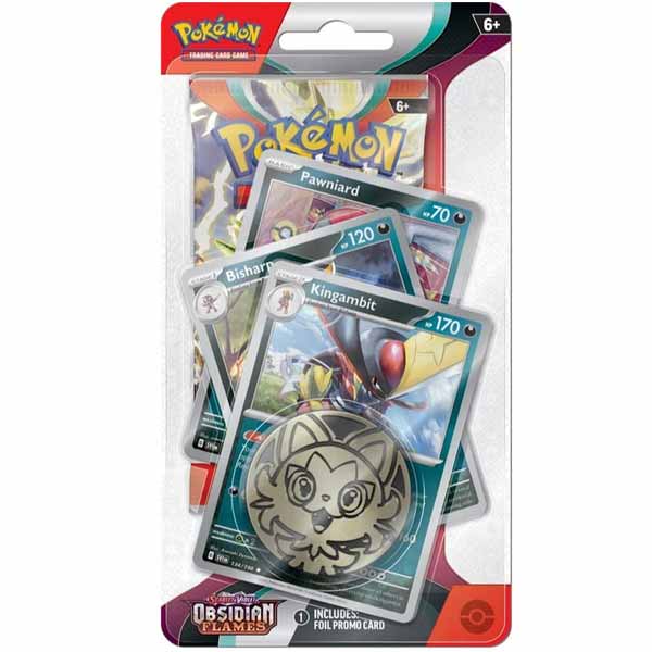 E-shop Kartová hra Pokémon TCG: Scarlet & Violet Obsidian Flames Premium Checklane Blister Kingambit