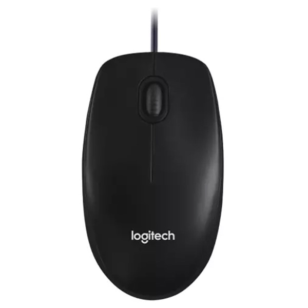 Logitech M100 káblová myš, čierna 910-006652
