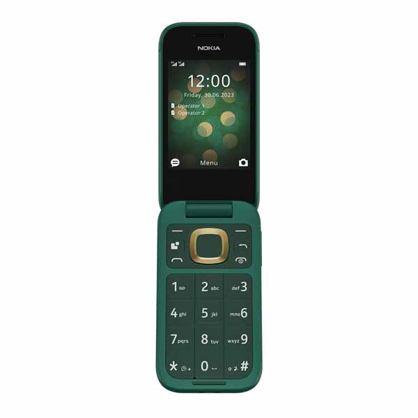 Nokia 2660 Flip Dual SIM, zelená