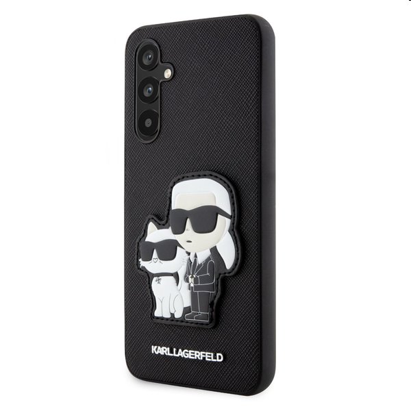 E-shop Zadný kryt Karl Lagerfeld PU Saffiano Karl and Choupette NFT pre Samsung Galaxy A34 5G, čierna 57983115809