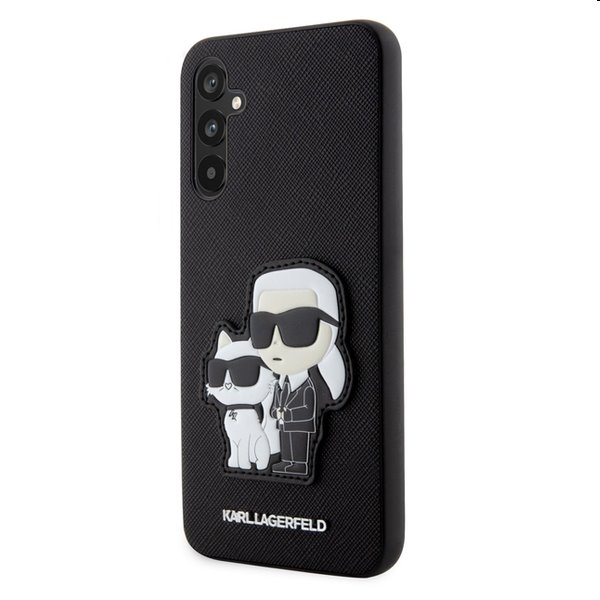 Puzdro Karl Lagerfeld PU Saffiano Karl and Choupette NFT pre Samsung Galaxy A54 5G, čierne