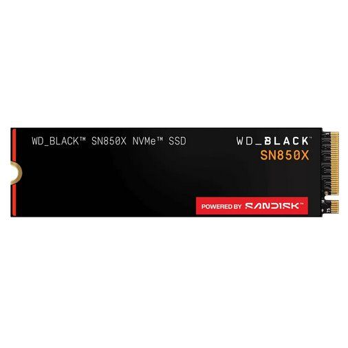 WD Black SN850X SSD 2TB M.2 NVMe Gen4 73006600 MBps WDS200T2X0E