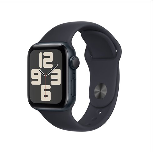 E-shop Apple Watch SE GPS 40mm polnočná , hliníkové puzdro so športovým remienkom polnočná - SM MR9X3QCA