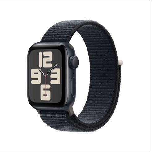 E-shop Apple Watch SE GPS 40mm polnočná , hliníkové puzdro so športovým remienkom polnočná MRE03QCA