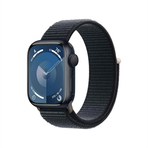 Apple Watch Series 9 GPS 41mm polnočná , hliníkové puzdro so športovým remienkom polnočná