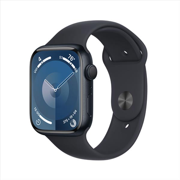 Apple Watch Series 9 GPS, 45mm, midnight, Trieda A - použité, záruka 12 mesiacov