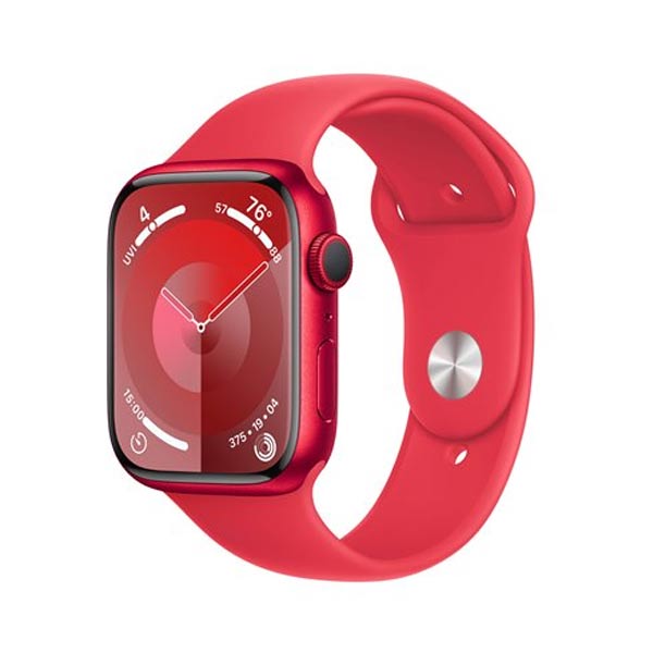 E-shop Apple Watch Series 9 GPS 45mm (PRODUCT) červená , hliníkové puzdro so športovým remienkom (PRODUCT) červená - SM MRXJ3QCA