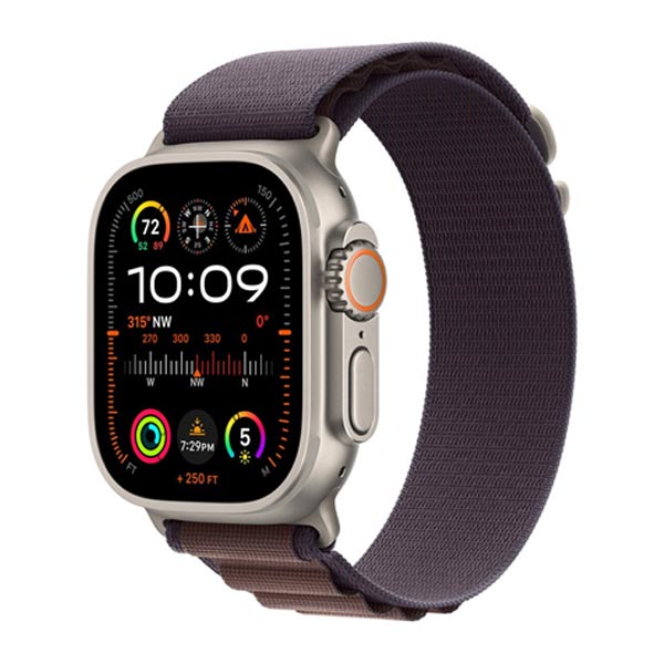 Apple Watch Ultra 2 GPS , 49mm , titánové puzdro  s alpinským remienkom indigová - L MREW3CSA