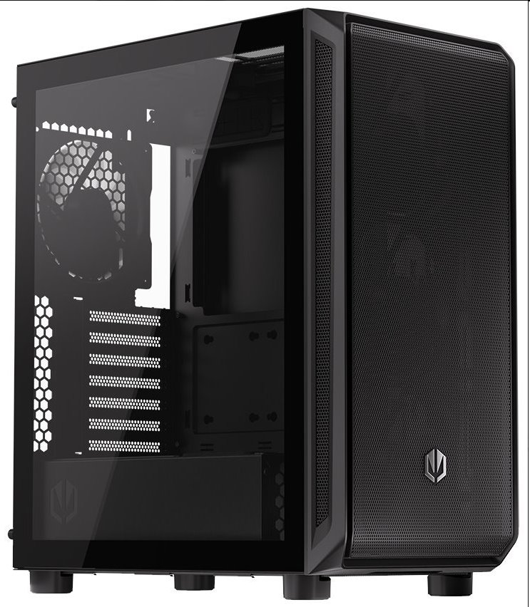 ENDORFY case Arx 500 Air ATX 5x120mm fan 2xUSB USB-C tempered glass, black EY2A010