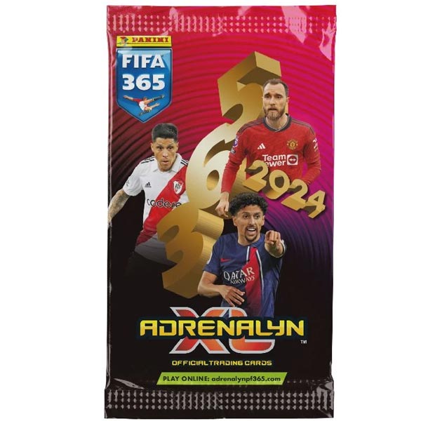 Futbalové karty Panini 365 2023/2024 Adrenalyn Booster