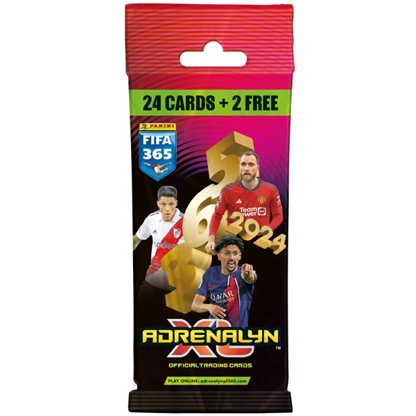 Futbalové karty Panini 365 2023/2024 Adrenalyn Fatpack