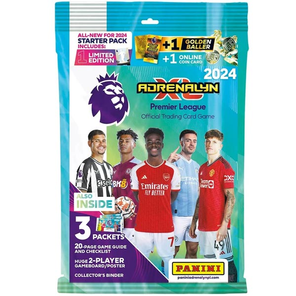 Futbalové Karty Panini Premier League 2023/2024 Adrenalyn Starter Set