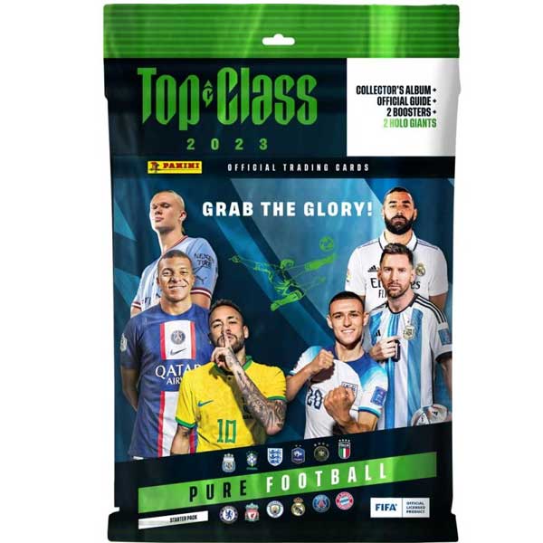 Futbalové karty Panini Top Class 2023 Starter Set