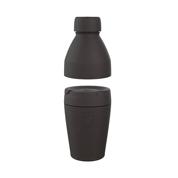 E-shop Termoska KeepCup Helix Thermal Kit 3 v 1 čierna, L 454 ml STKBLA16