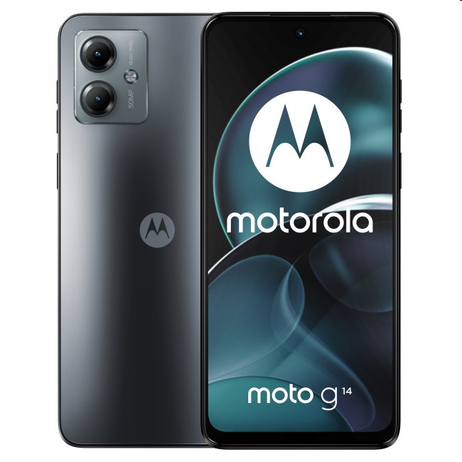 Motorola Moto G14, 4/128GB, sivá, Trieda A – použité, záruka 12 mesiacov