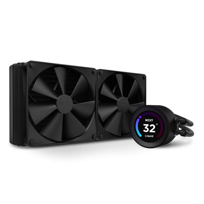 NZXT AIO liquid cooler CPU Kraken 280 Elite, LCD display, black RL-KN28E-B1