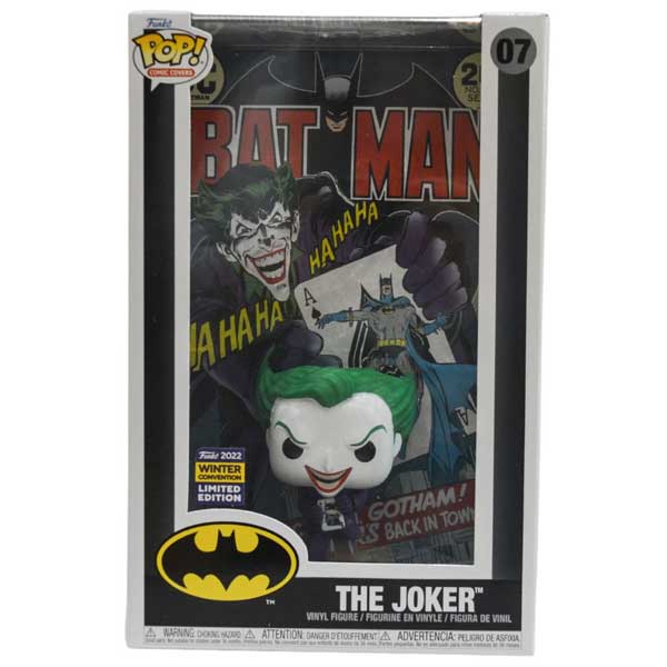POP! Comic Cover: Batman The Joker (DC) 2022 Winter Convention Limited - OPENBOX (Rozbalený tovar s plnou zárukou)