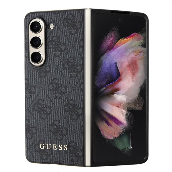 Zadný kryt Guess 4G Charms pre Samsung Galaxy Z Fold 5, šedá