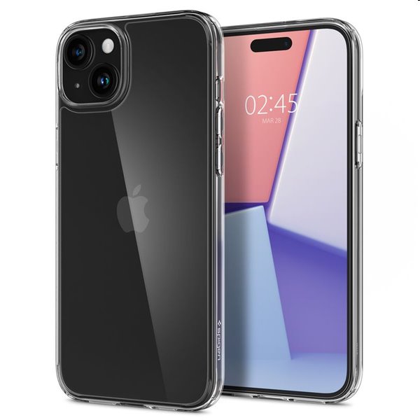 Zadný kryt Spigen Air Skin Hybrid pre Apple iPhone 15 Plus, transparentná