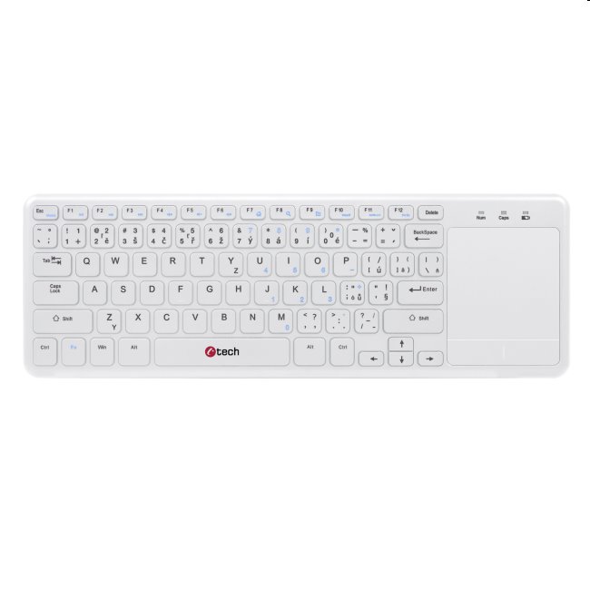 Darček - C-Tech bezdrôtová klávesnica s touchpadom (SK layout) v cene 15 €