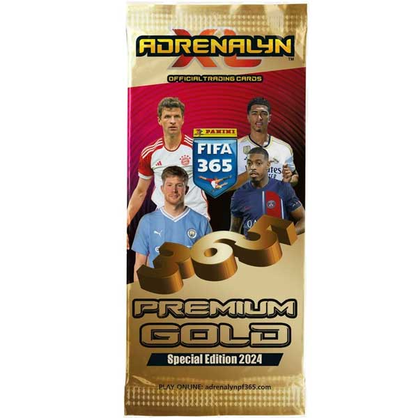 Futbalové karty Panini  365 20232024 Adrenalyn Gold Packet