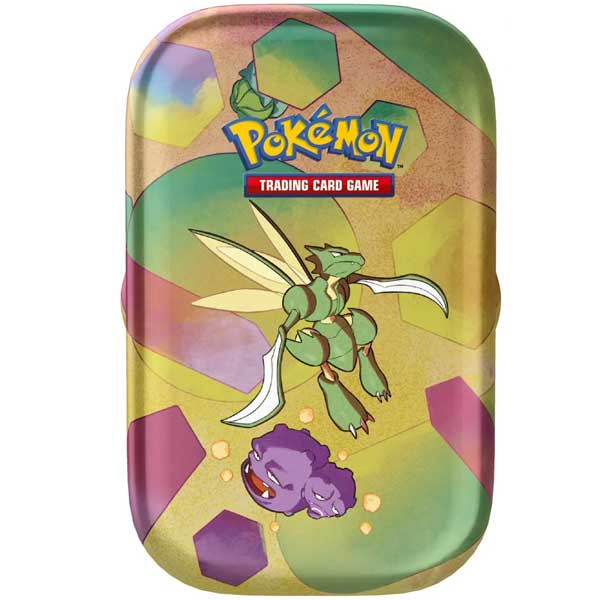 Kartová hra Pokémon TCG: Scarlet & Violet 151 Mini Tin Scyther & Weezing (Pokémon)