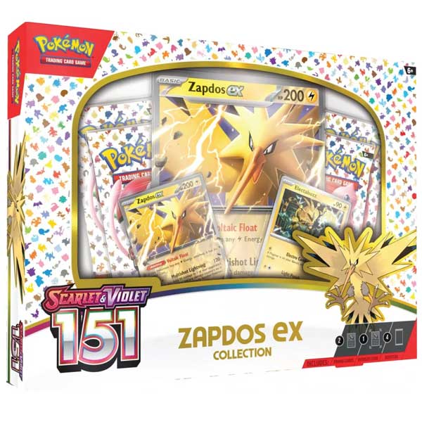 Kartová hra Pokémon TCG: Scarlet & Violet 151 Zapdos EX Collection (Pokémon)