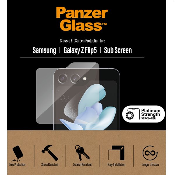 E-shop Ochranné sklo PanzerGlass AB pre Samsung Galaxy Z Flip5 5G 7337