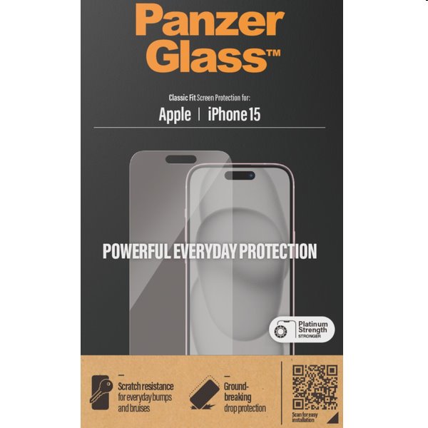 Ochranné sklo PanzerGlass pre Apple iPhone 15