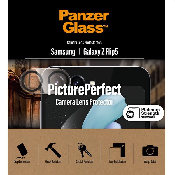 PanzerGlass ochranný kryt objektívu fotoaparátu pre Samsung Galaxy Z Flip5