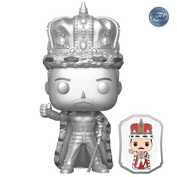 POP! Rocks: Freddie Mercury King (Queen) Special Edition + Odznak POP! Rocks: Freddie Mercury King (Queen) Special Edition + Odznak
