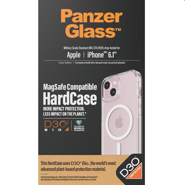 Puzdro PanzerGlass HardCase D3O s MagSafe pre Apple iPhone 15