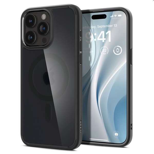 Zadný kryt Spigen Ultra Hybrid MagSafe pre Apple iPhone 15 Pro Max, čierna Zadný kryt Spigen Ultra Hybrid MagSafe pre Apple iPhone 15 Pro Max, čierna