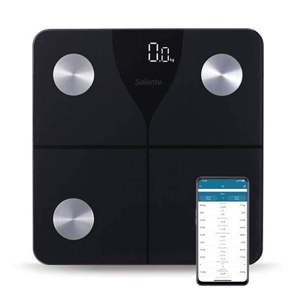 Salente SlimFit, osobná diagnostická fitness váha, bluetooth, čierna Salente SlimFit, osobná diagnostická fitness váha, bluetooth, čierna