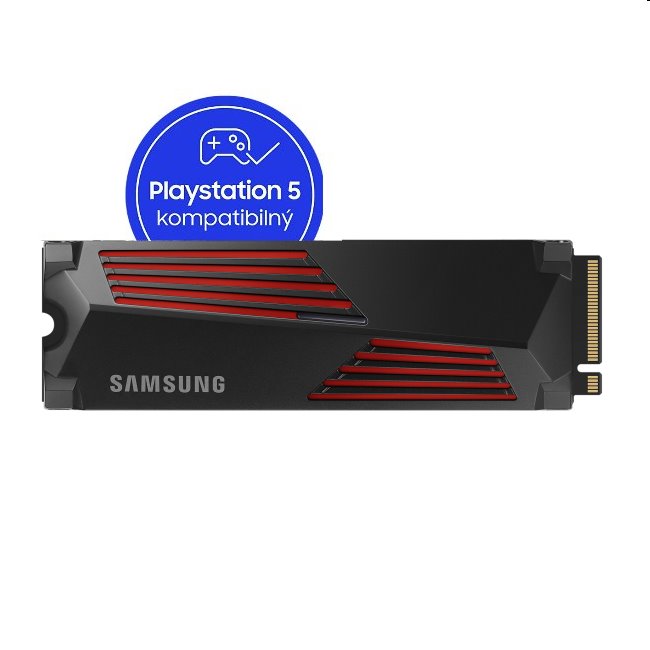 E-shop Samsung SSD disk 990 PRO s chladičom, 4 TB, NVMe M.2 MZ-V9P4T0GW
