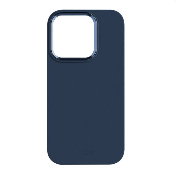 Silikónový kryt FIXED MagFlow s podporou Magsafe pre Apple iPhone 15, modré