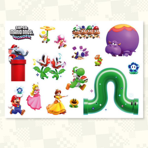 Darček - Super Mario Bros. Wonder Sticker Sheet v cene 4,99 €