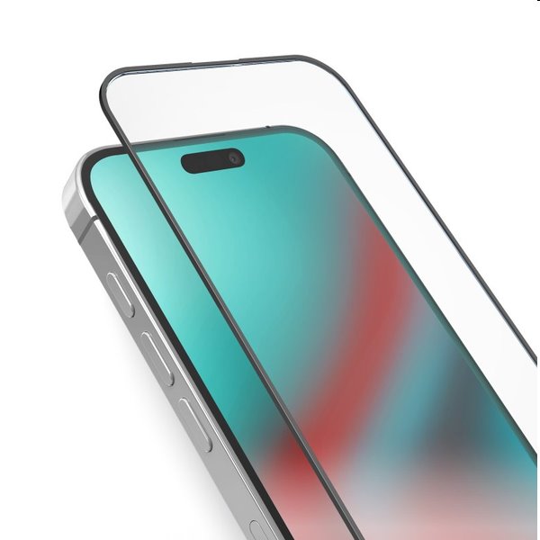 Tvrdené sklo SBS Full Glass pre Apple iPhone 15, čierna TESCRFCIP1561