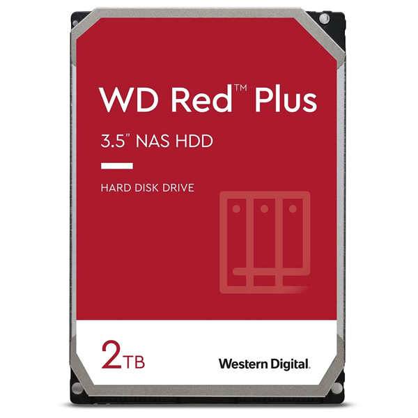 WD Red Plus Pevný disk NAS HDD 2 TB SATA WD20EFPX