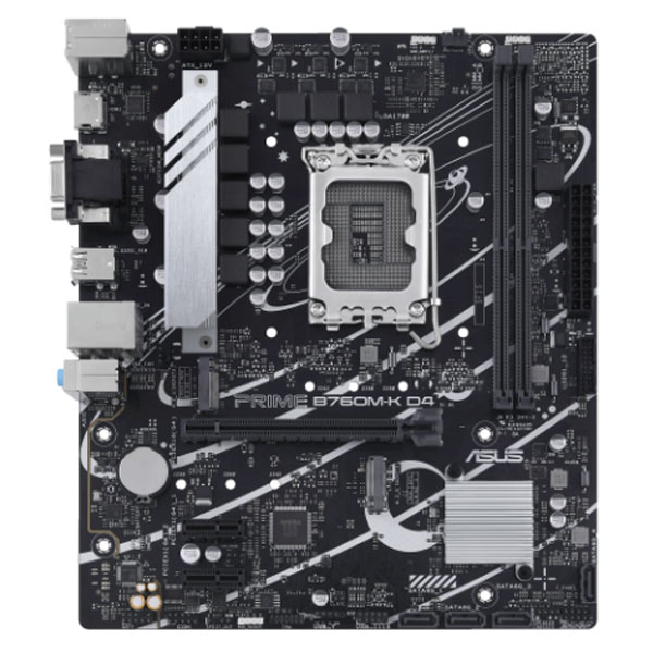 ASUS Prime B760M-K D4 Základná doska, Intel B760, LGA1700, mATX, 2x DDR4 90MB1DS0-M0EAY0