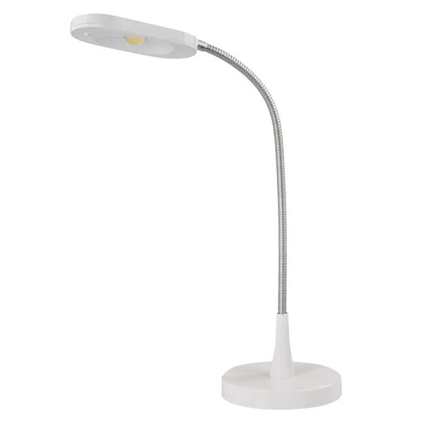 Emos Led stolná lampa biela a home, biela