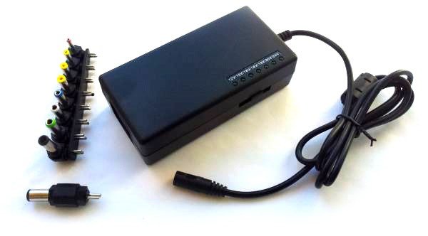 EUROCASE Napájací univerzálny adaptér 96W, AC 110-240V, DC 12-24V, 9 koncoviek NAEC-YH-4096