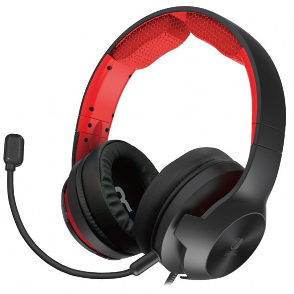 HORI Gaming Headset for Nintendo Switch (Black & Red) NSP2232