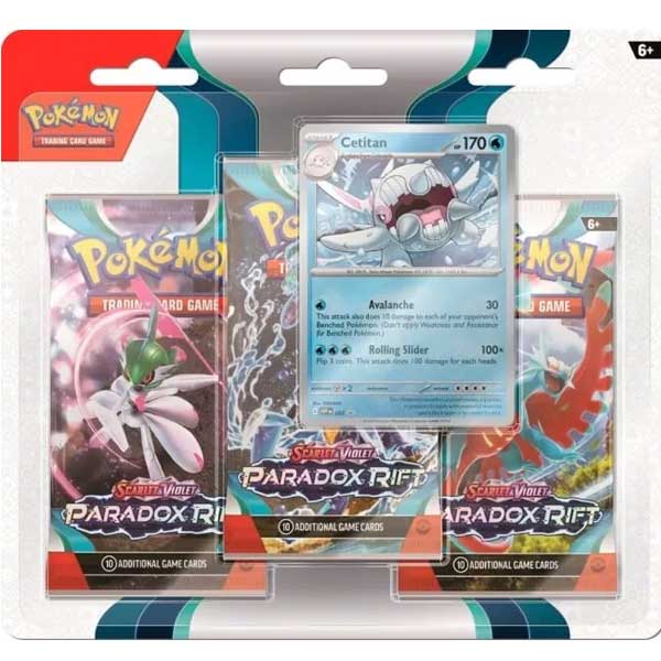 E-shop Kartová hra Pokémon TCG: Scarlet & Violet Paradox Rift 3 Blister Cetitan (Pokémon)